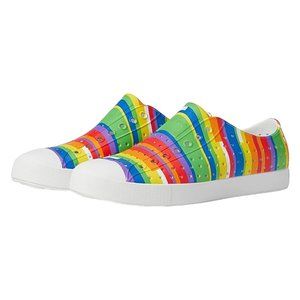 G-Native, 1, rubber slip on shoes, Jefferson waterproof Rainbow Stripes